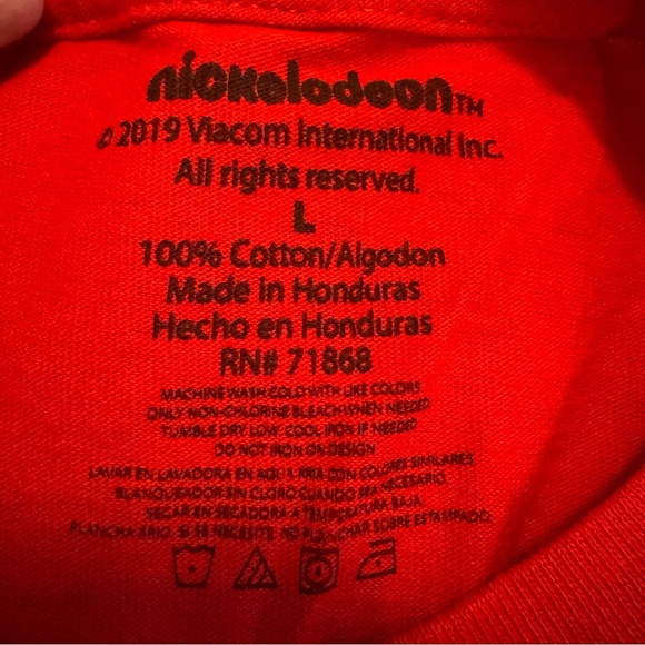Red Nickelodeon Rugrats Adult Size Large T-shirt - Picture 5 of 5